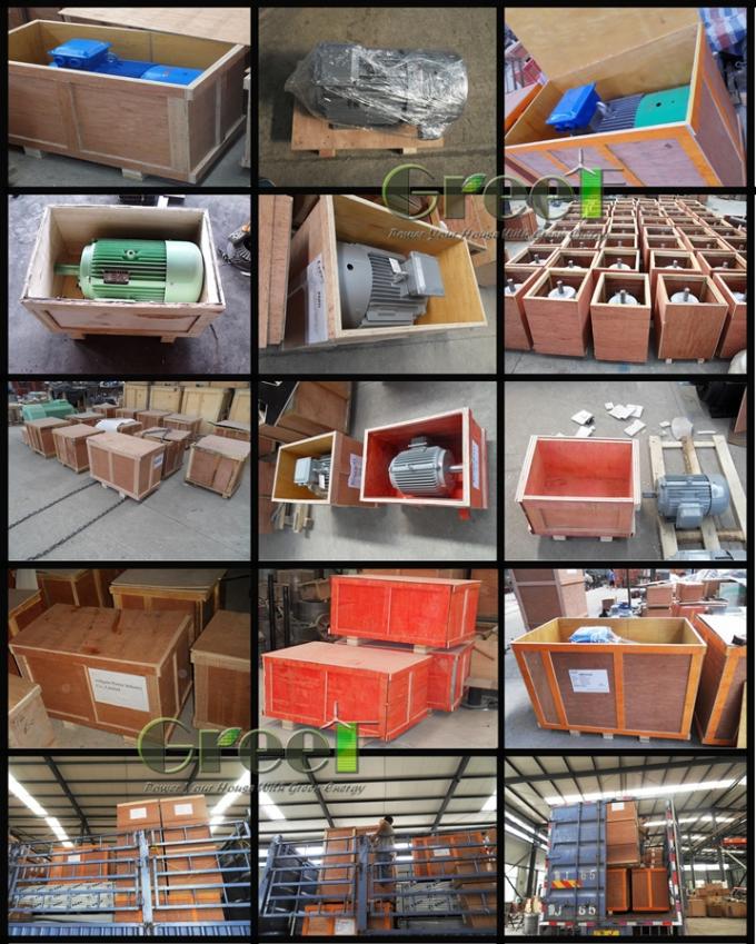 5kW 500rpm 380v เครื่องกำเนิดแม่เหล็กถาวร 3 เฟส 10