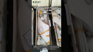 ยอมรับกังหันลมแกนนอนขนาด 1kW จำนวน 20 เครื่อง – พร้อมจัดส่งไปยังอาร์เจนตินา!