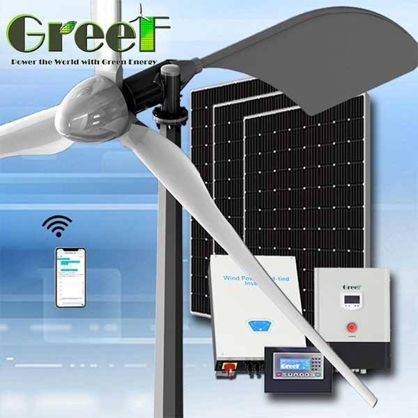 ผลผลิตสูง 3 เฟส AC แกนกังหันลมแนวนอน 1KW 3KW 5KW 10KW สำหรับเรือเดินทะเล