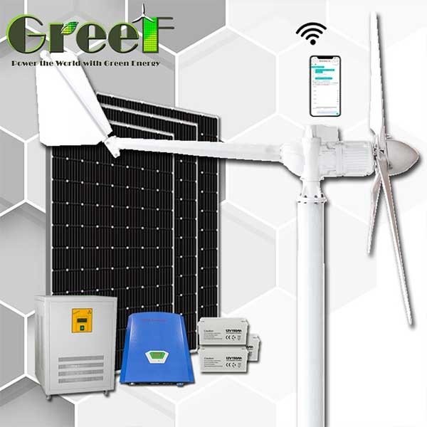 10KW On Off Grid Energy Wind Turbine Generator พัดลมโรงสีลมสำหรับบ้าน