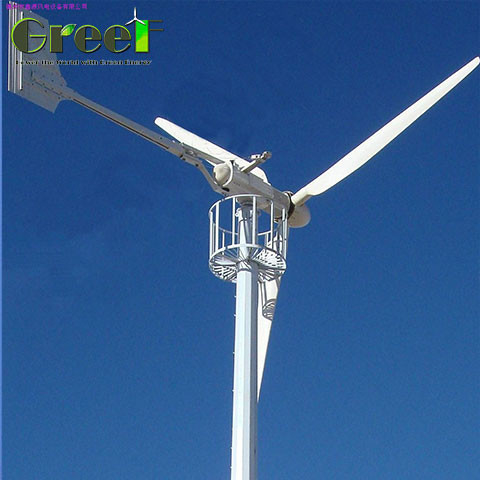 Home Use On / Off Grid / Hybrid System Solution พลังงานครบวงจร พลมพลังแสงอาทิตย์ Hybrid Horizontal Axis Wind Turbine 1KW 2KW