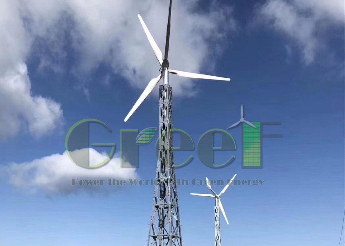 วิธีหยุดเบรคอัตโนมัติ เครื่องจักรลมแนวราบที่มีใบ FRP และพลังงานระดับ 5-30kW