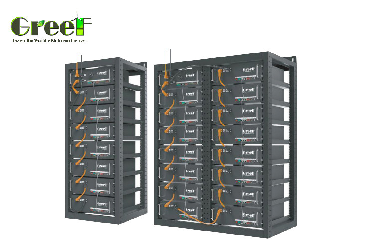 โวลเตจต่ํา60-280AH แบตเตอรี่ลิตยูม 48v 200ah สําหรับระบบแสงอาทิตย์และไฮบริด