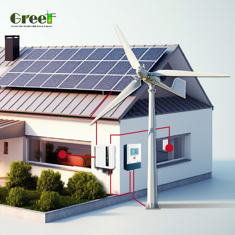 98% ระบบพลังงานแสงอาทิตย์แบบไฮบริด มีกําลังการออกเฉพาะ 8Kw-10Kw และความแรงออก 110/220V