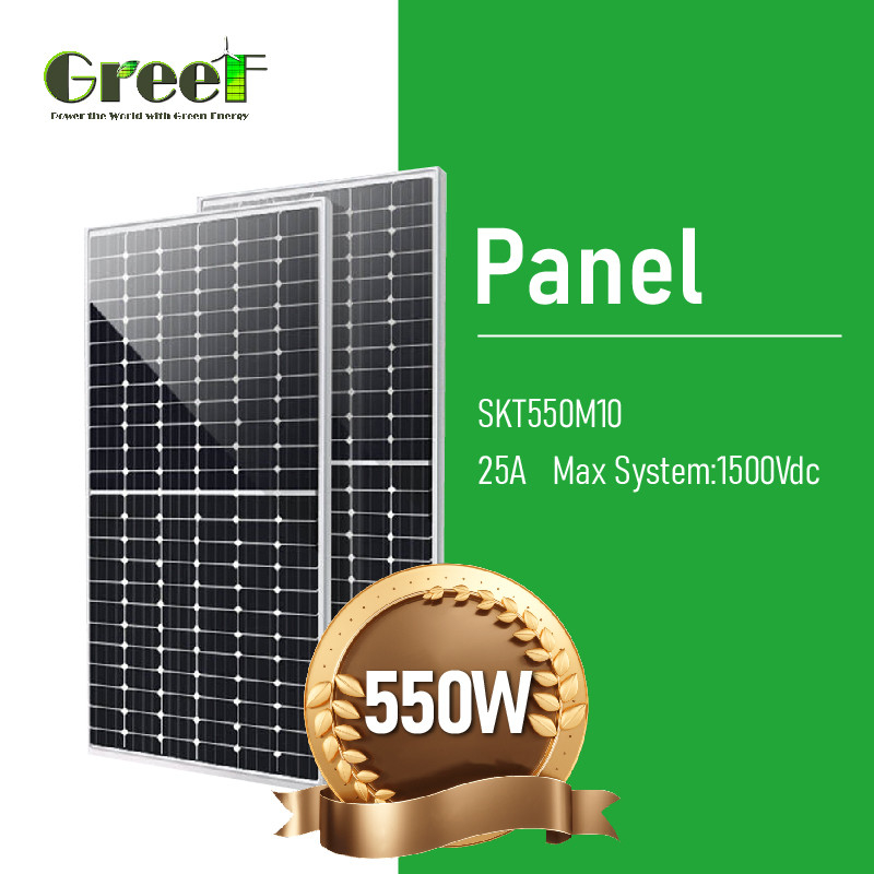 ระบบโซลาร์เซลล์แบบ On Grid และ Off Grid พร้อมแผงโซลาร์เซลล์ชนิด Monocrystalline Silicon พร้อมแบตเตอรี่และอินเวอร์เตอร์