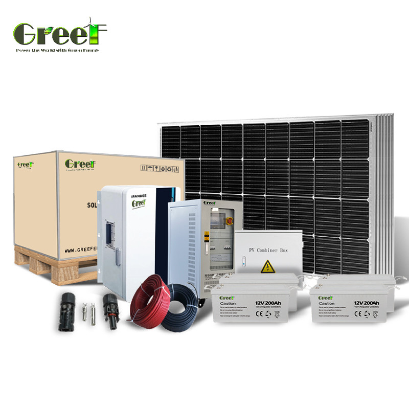 ระบบพลังแสงอาทิตย์ 5kW Off Grid พร้อมเครื่องควบคุมการชาร์จ MPPT ความแรงออก 48-240V