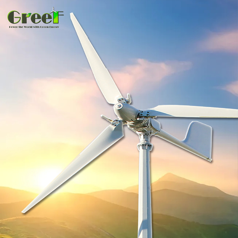 วิธีหยุดเบรคอัตโนมัติ เครื่องจักรลมแนวราบที่มีใบ FRP และพลังงานระดับ 5-30kW