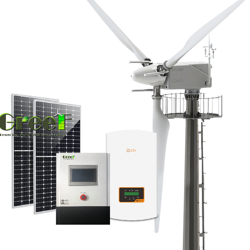 กังหันลมควบคุมใบพัด 20KW / 30KW เทคโนโลยีใบพัดปรับได้ กำลังผลิตไฟฟ้าสูงขึ้น 30% ความเร็วลมเริ่มต้นต่ำ 2.5m/s