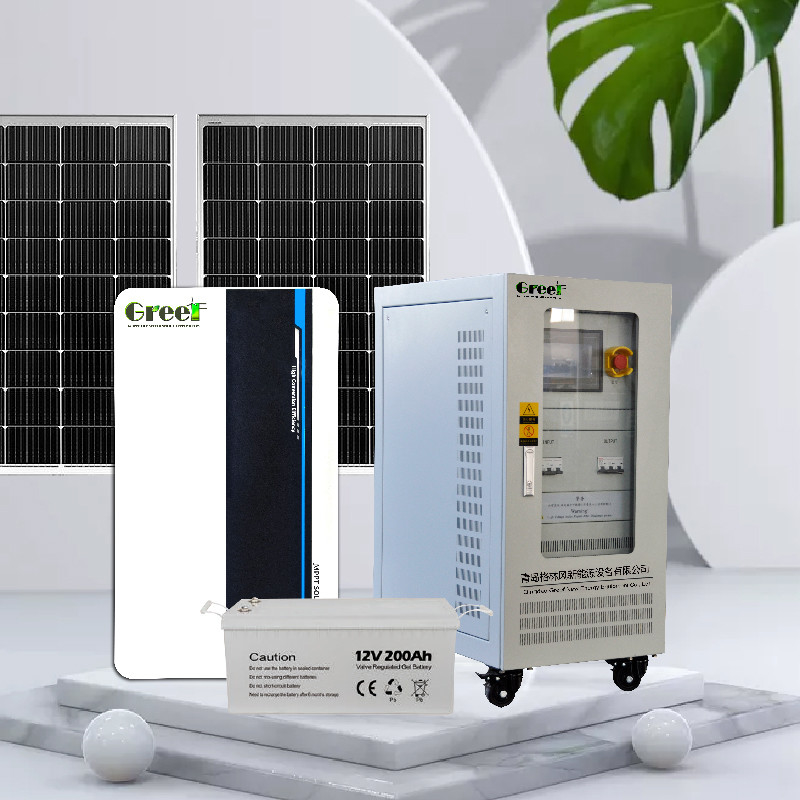 48-240V ความแรงออก 5kw Off-Grid ระบบพลังแสงอาทิตย์ใช้แบตเตอรี่เจล