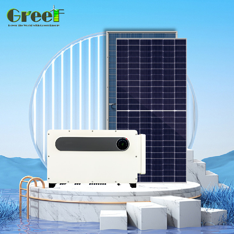 ระบบพลังแสงอาทิตย์แบบสมาธิ 1kW-100kW ความจุด้วยการวัดเครือข่ายและระบบติดตาม