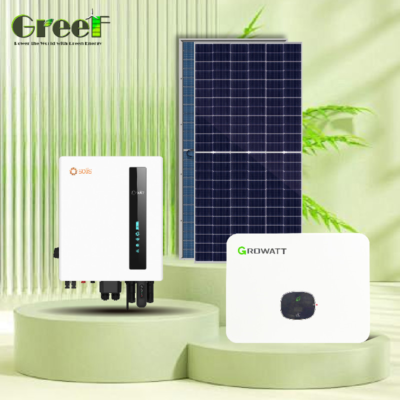 โมโนคริสตัลลีน 1kW-100kW แผ่นพลังแสงอาทิตย์ ระบบเครือข่ายกับการติดตามเพื่อผลิตพลังงานสูงสุด