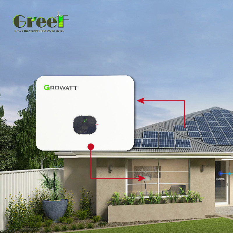 ระบบแผ่นพลังแสงอาทิตย์ซิลิคอนโมโนคริสตัลลิน 1kW-100kW ความจุพร้อมจอ LCD และการวัดระบบ