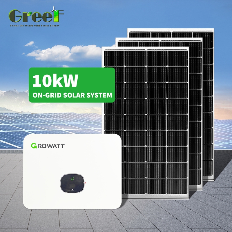 ระบบติดตามในเวลาจริง ระบบจานแสงอาทิตย์ 1kW-100kW พลังงาน แพเนลโมนโครสตัลลิน