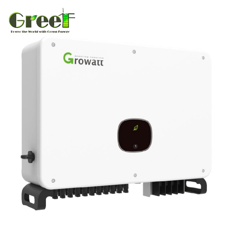 Growatt On Grid Solar Inverter 6-80KW สําหรับระบบแสงอาทิตย์ Inverter ที่มีประสิทธิภาพสูงสําหรับการใช้งานทางการค้า