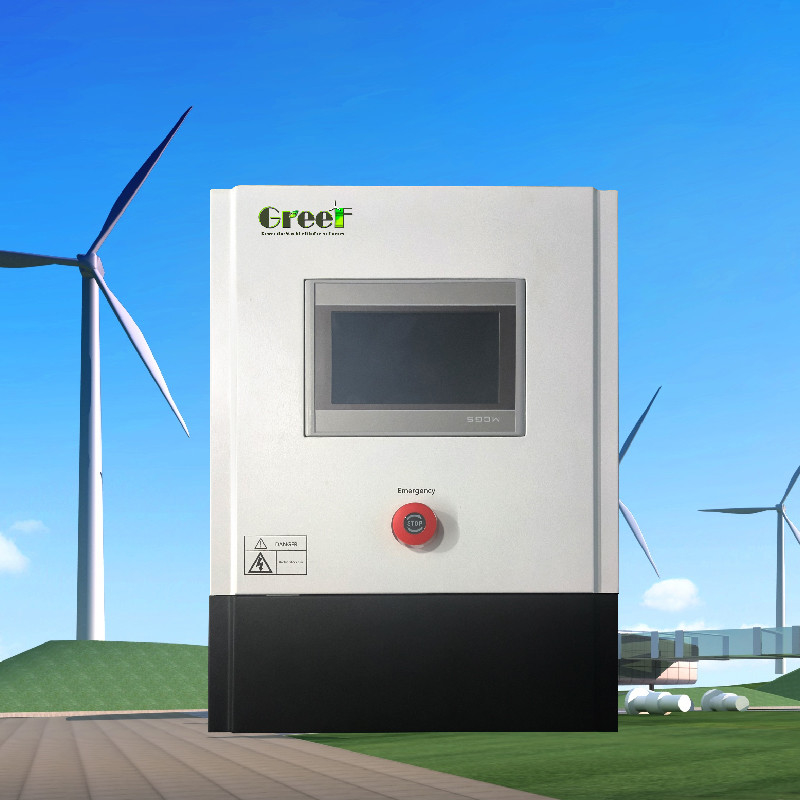 3kw 5kw lcd touch screen display On Grid Controller กับภาระดมสําหรับระบบเครื่องผลิตลม