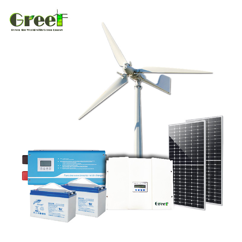 1KW-10KW LCD Control Off Grid เครื่องควบคุมพลังงานลม GBBC แบบที่มีระยะการชาร์จลมปรับ