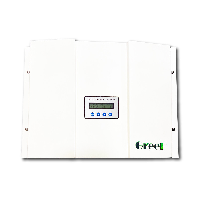 การสูญเสียพลังงาน ≤ 3W เครื่องควบคุม LCD Off Grid พร้อมแรงฝนลม 150V/400V การชาร์จลมปรับ