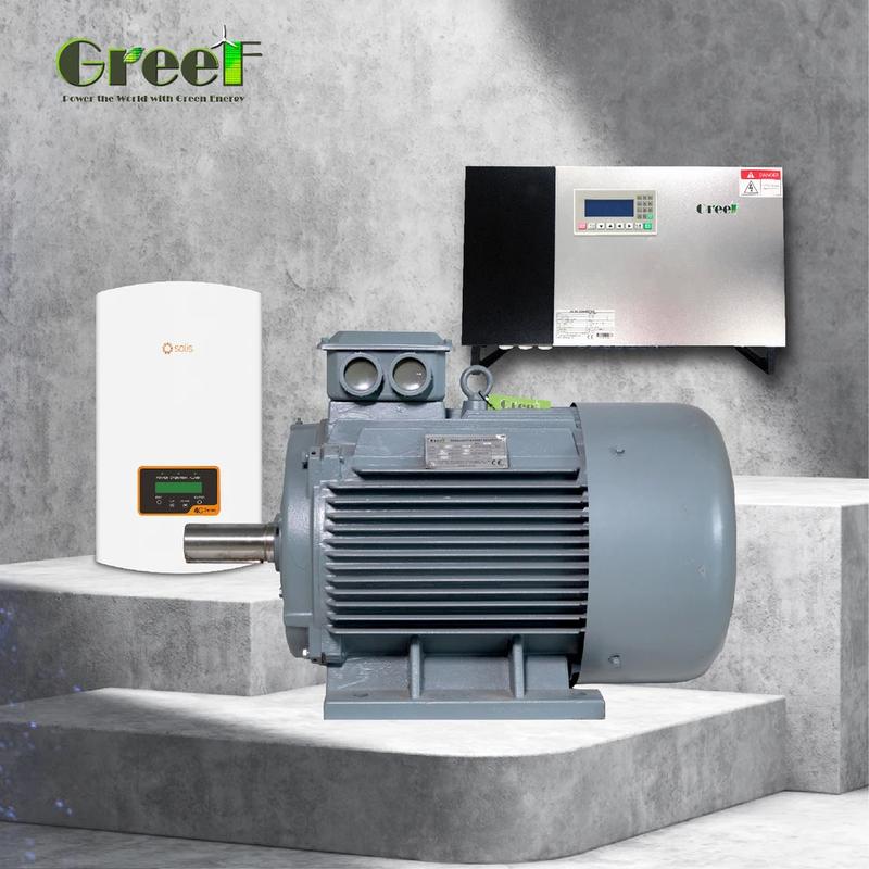 เครื่องกําเนิดแม่เหล็กถาวร 10kW ปรับแต่งความแรงดัน 20 รอบต่อนาที-3000 รอบต่อนาที ปรับเปลี่ยนความแรงดัน