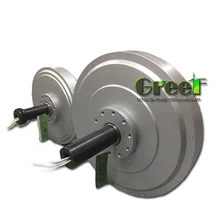 12-450V เครื่องกําเนิดแม่เหล็กถาวรไร้แกนเหล็กเหล็กอลูมิเนียม 100-500RPM ความเร็ว