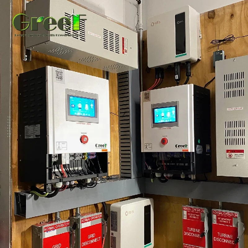ตัวควบคุมกังหันลมแบบต่อสายส่ง/ไฮบริด 2kW 3kW 5kW 10kW ชนิดเอาต์พุต DC สำหรับโซลูชันระบบกังหันลมและกังหันน้ำ