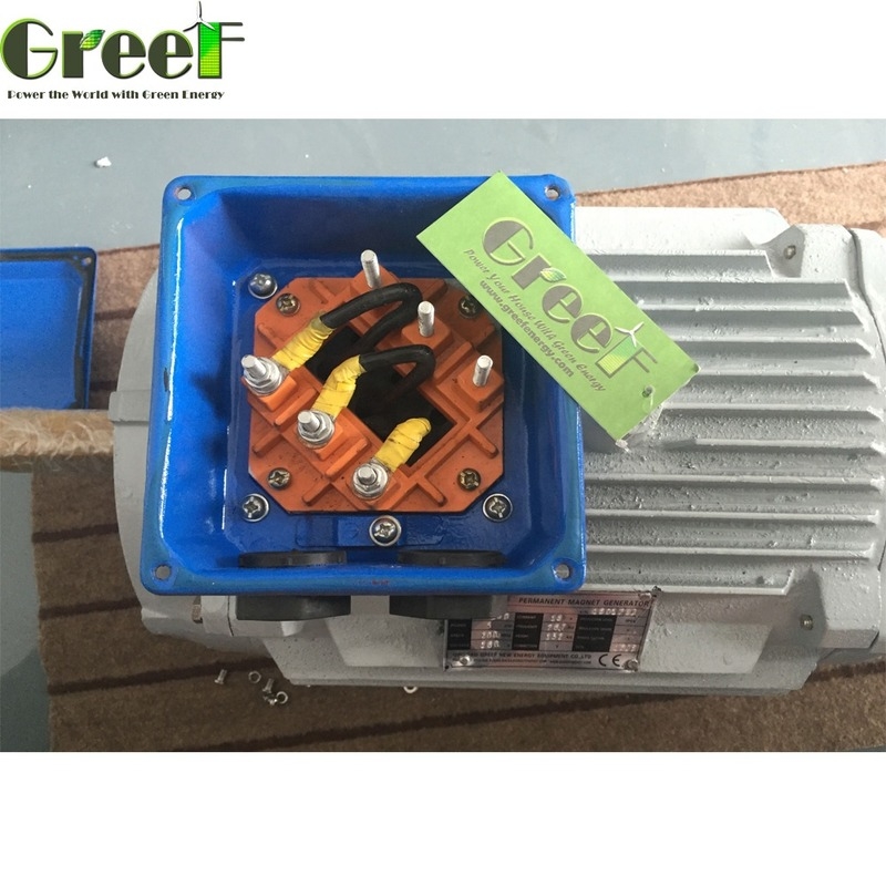 เครื่องกำเนิดไฟฟ้าแม่เหล็กถาวรชนิดเพลาแนวนอนและแนวตั้ง กำลังไฟ 0.5kW-5000kW สำหรับอุตสาหกรรม