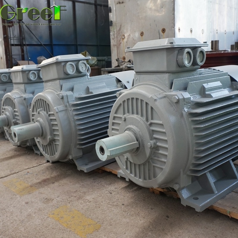 เครื่องกําเนิดแม่เหล็กถาวร 10kW ปรับแต่งความแรงดัน 20 รอบต่อนาที-3000 รอบต่อนาที ปรับเปลี่ยนความแรงดัน