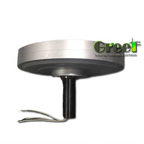 เครื่องกำเนิดไฟฟ้ากระแสสลับแม่เหล็กถาวรแบบโรเตอร์ในและโรเตอร์นอกรอบต่ำ 5kw สำหรับกังหันลมใช้ในบ้าน