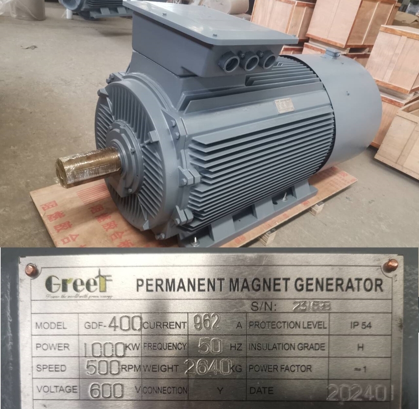 เครื่องกําเนิดแม่เหล็กถาวร 415V 380V สําหรับมาเลเซีย, ไทย และฟิลิปปินส์