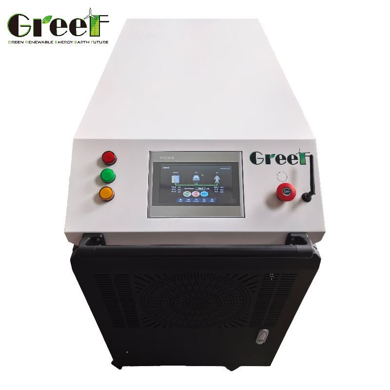 300-460V ระยะความดันเครือข่ายที่อนุญาต Off Grid Power Inverter ด้วยประสิทธิภาพสูงสุด 98.9% และความดันเครือข่ายขนาด 400V