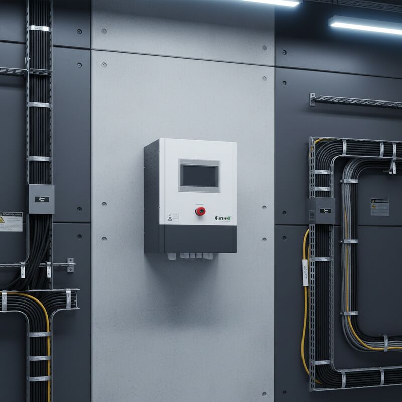 จอจอสัมผัส LCD บนเครือข่ายควบคุมด้วย RS485 USB GPRS WIFI อินเตอร์เฟซการสื่อสาร Ethernet และ 1.5KW ถึง 100KW พลังการออก