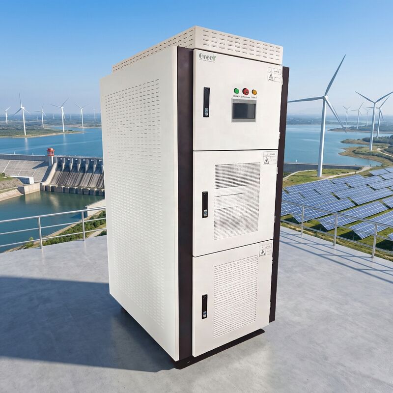 ประสิทธิภาพสูงสุด 95 เปอร์เซ็นต์ ตัวควบคุมแบบกริด กำลังไฟพิกัด 100kw 150kw 200kw 250kw 300kw 500kw 600kw 700kw 800kw 1000kw ช่วงแรงดันไฟฟ้ากระแสสลับที่ใช้งานได้ 150V ถึง 550V