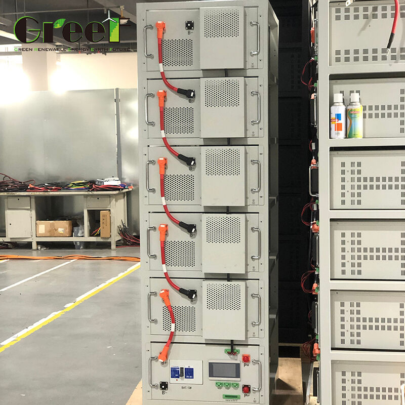แบตเตอรี่ลิเธียมพร้อม BMS ในตัว 51.2V อายุการใช้งาน 6000+ รอบ สำหรับการจัดเก็บพลังงานและการใช้งานในอุตสาหกรรม