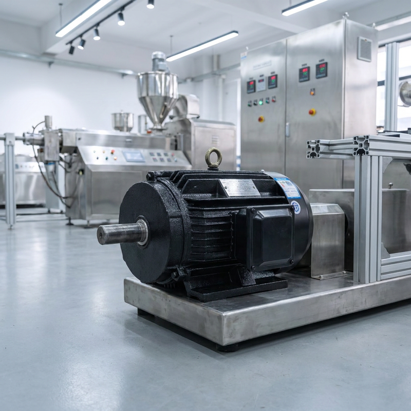 มอเตอร์ซิงโครนัสแม่เหล็กถาวรแรงบิดคงที่ 100-3000 รอบต่อนาที 380V พร้อมช่วงกำลัง 5.5kW ถึง 110kW