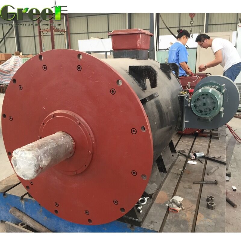 100% Copper Winding 3 Phase AC Permanent Magnet Generator with Variable Rotation Speed and IP54 Protection