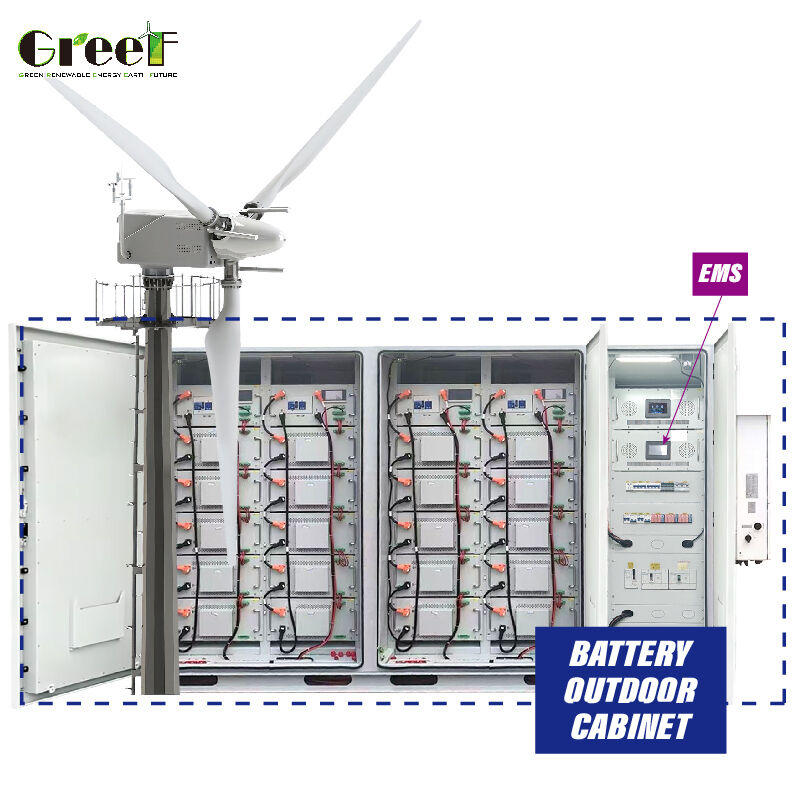 ระบบโซลาร์เซลล์ไฮบริดและระบบไฮบริดโซลาร์เซลล์ลม ขนาด 100 ถึง 3000kW, แบตเตอรี่ลิเธียม LiFePO4 และโหมดไฮบริดสำหรับการใช้งานในภาคอุตสาหกรรม