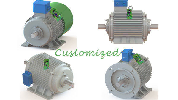 80kw 3 Phase Ac Low Rpm ประสิทธิภาพสูง แรงแม่เหล็กถาวร แพร่หายาก Generator Synchronous/ Alternator ความเร็วต่ํา