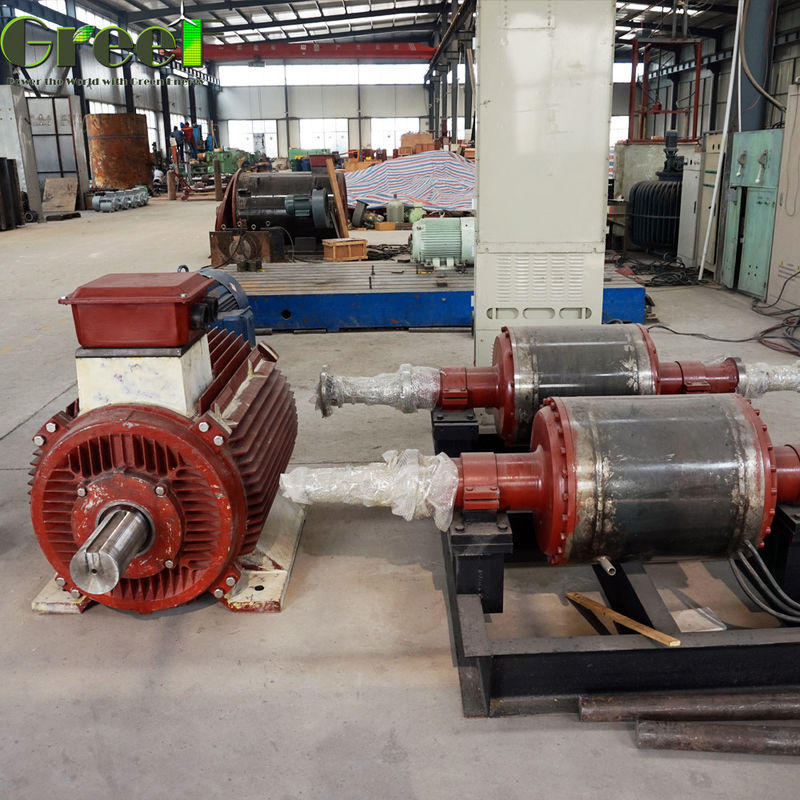 20RPM 100RPM เครื่องเปลี่ยนแม่เหล็กถาวร รอบต่ํา 100KW 500KW สําหรับอุปกรณ์เรือนลม