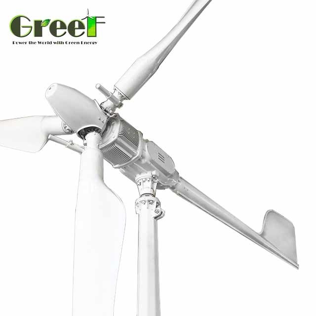 5kw Low Start Up Solar Hybrid Grid Tie อินเวอร์เตอร์อุตสาหกรรม Wind Turbine Speed ​​System