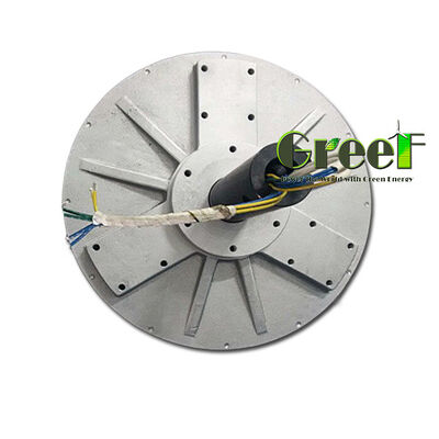 Aluminum Alloy Axial Flux Coreless Permanent Magnet Generator Featuring 16 to 48 Poles Air Cooling System Ideal for Renewable Energy and Power Solutions
